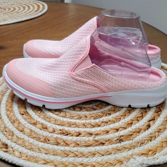 C Celenda Women’s Slip on Pink, Breathable, Arch Support Mule Sneakers,  Size 42 - Picture 5 of 9